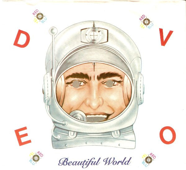 Devo : Beautiful World (7", Single, Mono, Promo)