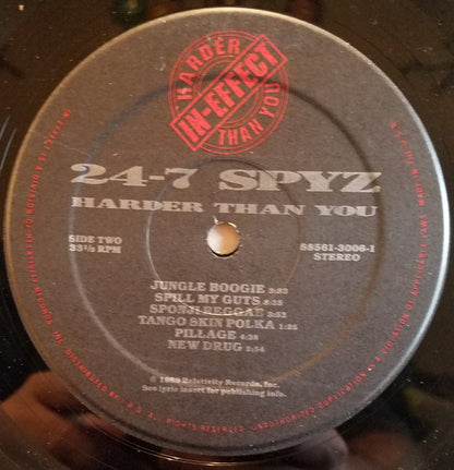 24-7 Spyz : Harder Than You (LP, Album)