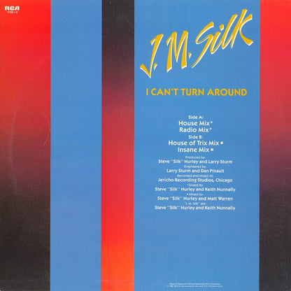 J.M. Silk : I Can't Turn Around (12")