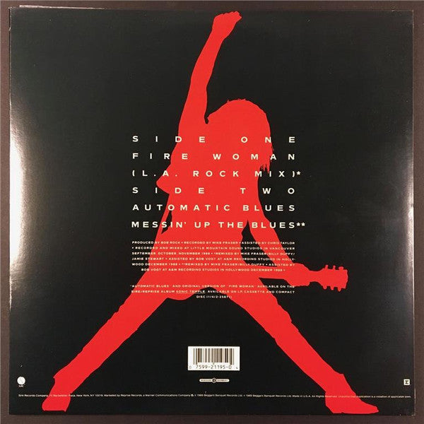 The Cult : Fire Woman (12", Maxi)
