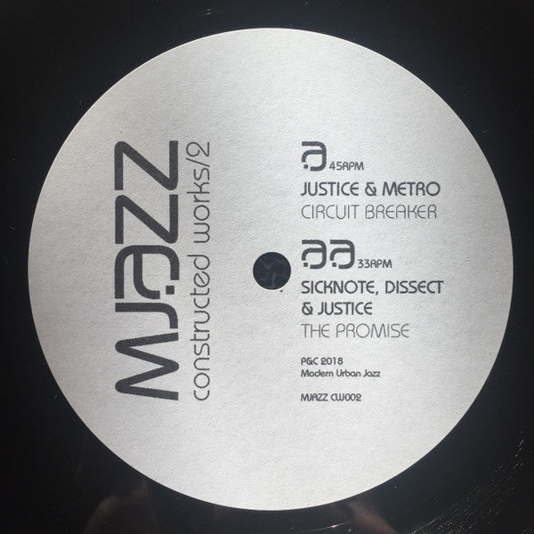 Justice & Metro (26) / Sicknote (5), Dissect (2) & Justice : Constructed Works/2 (8", Ltd, Lat)