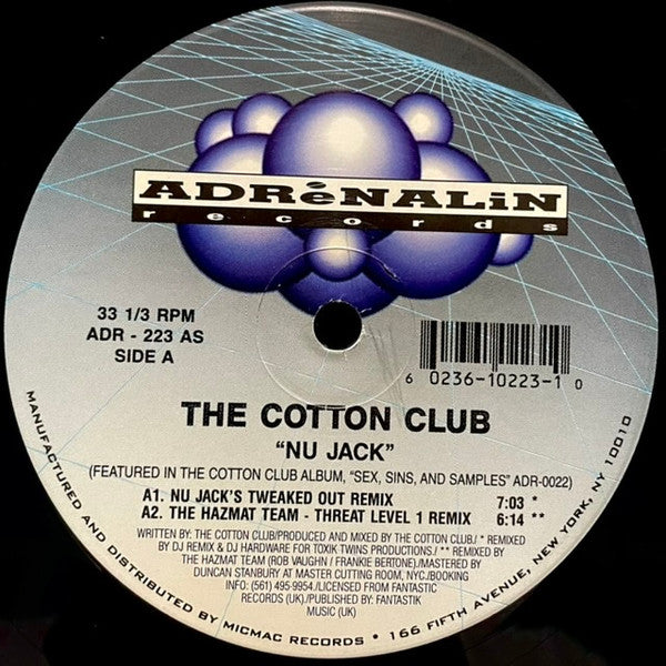 The Cotton Club* : Nu Jack (12")