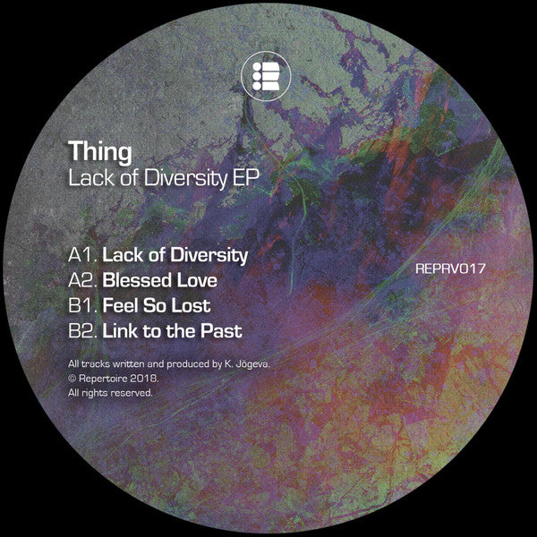 Thing (5) : Lack Of Diversity EP (12", EP)