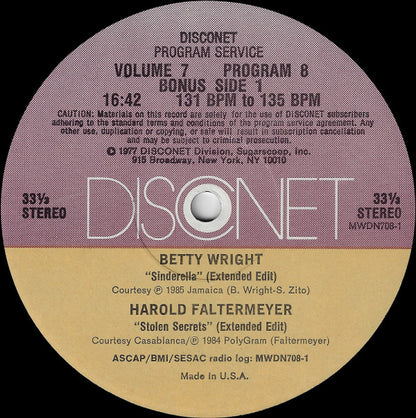 Various : Volume 7 Program 8 (2x12", P/Mixed)