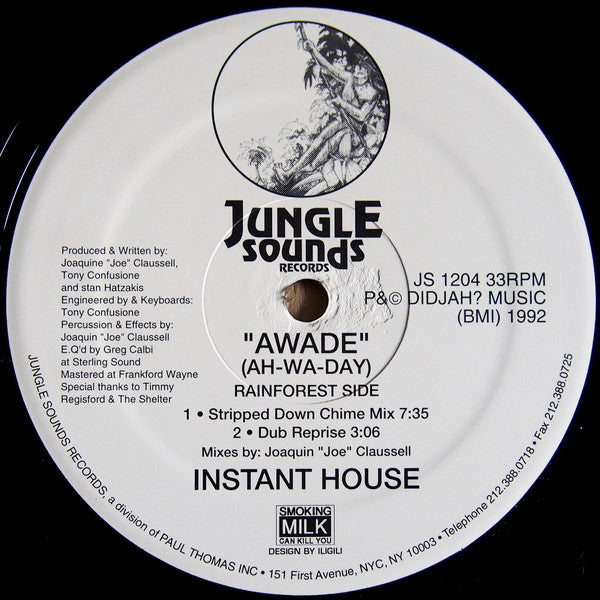 Instant House : Awade (Ah-Wa-Day) (12")