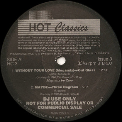 Various : Hot Classics, Issue 3 (12", EP, Comp, Promo)