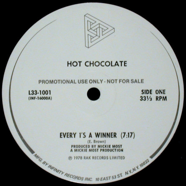 Hot Chocolate / Dobie Gray : Every 1's A Winner / You Can Do It (12", Promo)