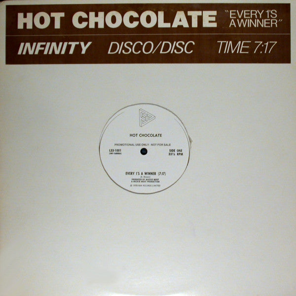 Hot Chocolate / Dobie Gray : Every 1's A Winner / You Can Do It (12", Promo)