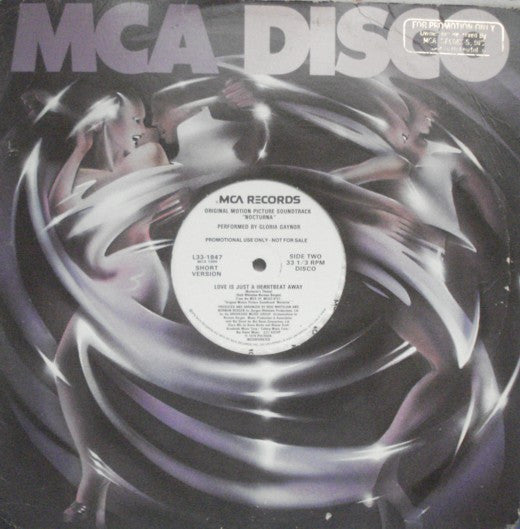 Gloria Gaynor : Love Is Just A Heartbeat Away (12", Promo)