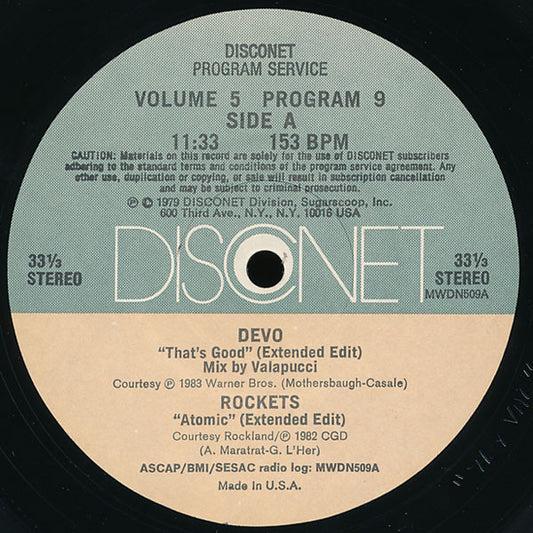 Various : Volume 5 Program 9 (2x12")