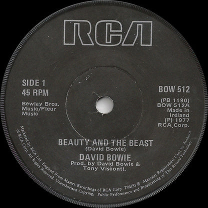 David Bowie : Beauty And The Beast (7", Single, RE)