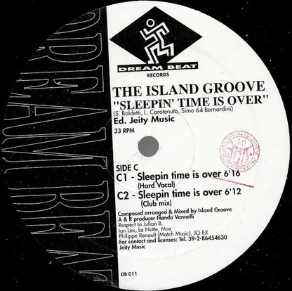 The Island Groove* : Sleepin' Time Is Over (2x12", EP)