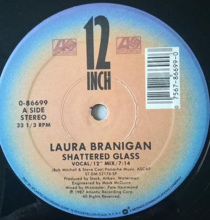 Laura Branigan : Shattered Glass (12", Single)