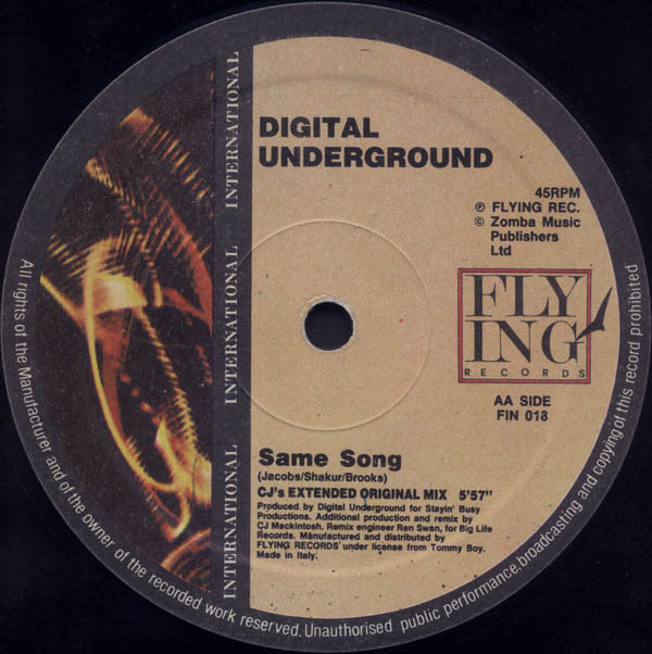 Digital Underground : Same Song (12")