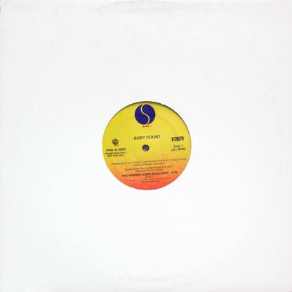 Body Count (2) / Ice-T : The Winner Loses / Fly By (12", Promo)