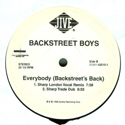 Backstreet Boys : Everybody (Backstreet's Back) (12")