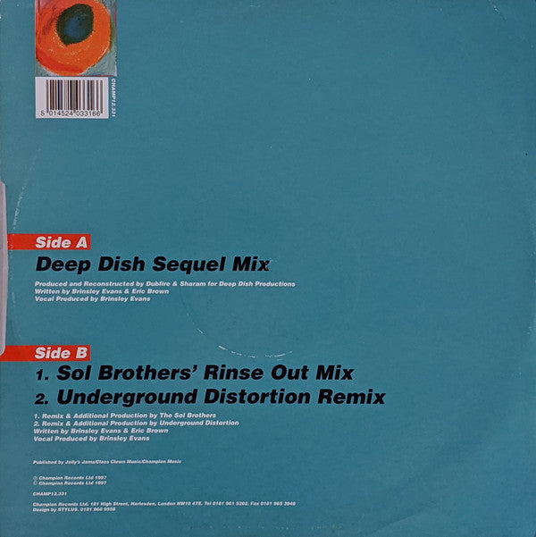 Sandy B : Ain't No Need To Hide (12")