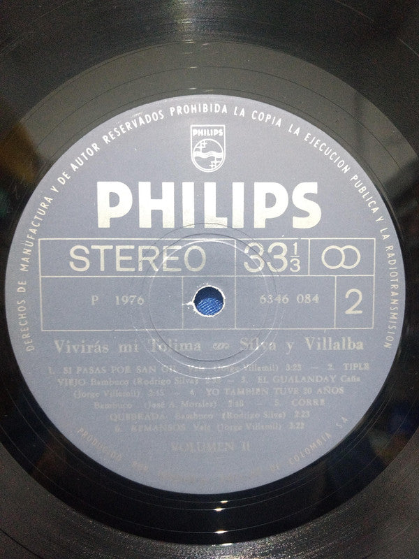 Silva Y Villalba : Viviras Mi Tolima Vol. 7 (LP, Comp)