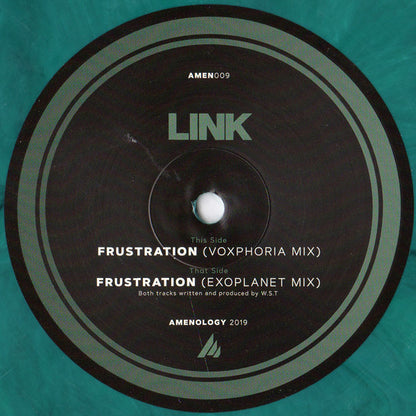 Link (58) : Frustration (Exoplanet Mix) / Frustration (Voxphoria Mix) (12", Ltd, Gre)