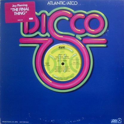 Joy Fleming : The Final Thing (12", Promo)