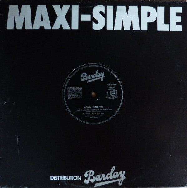 Nona Hendryx : Love Is Like An Itching In My Heart (12", Maxi)