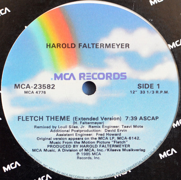 Harold Faltermeyer : Fletch Theme (12", Glo)