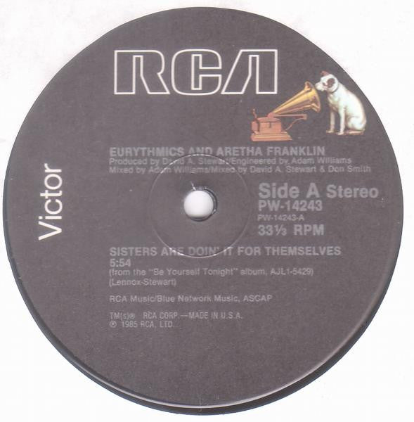 Eurythmics And Aretha Franklin : Sisters Are Doin' It For Themselves (12")