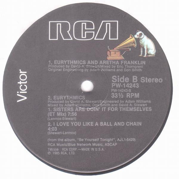 Eurythmics And Aretha Franklin : Sisters Are Doin' It For Themselves (12")