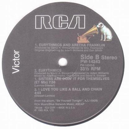 Eurythmics And Aretha Franklin : Sisters Are Doin' It For Themselves (12")
