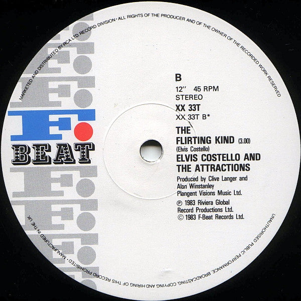 Elvis Costello And The Attractions* : Let Them All Talk (Extended 12" Remix) (12")