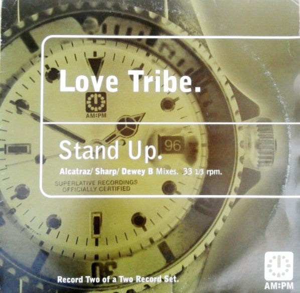 Love Tribe : Stand Up (Alcatraz / Sharp / Dewey B Mixes) (12", Rec)