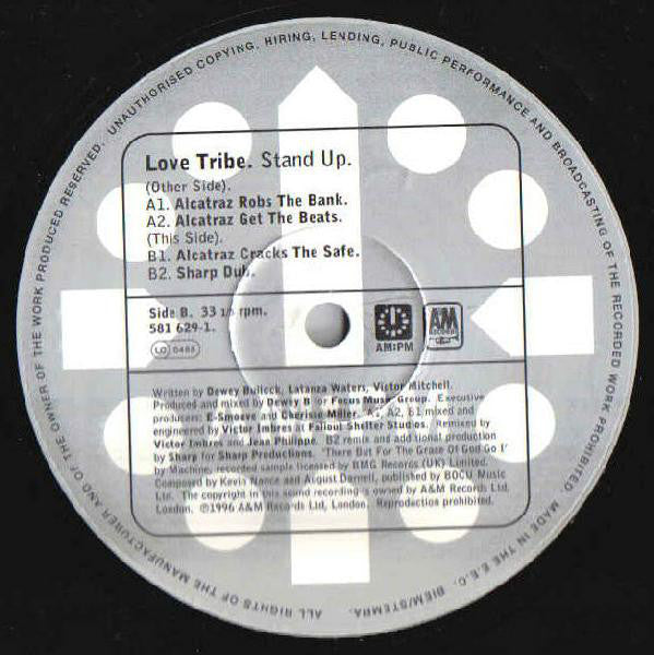 Love Tribe : Stand Up (Alcatraz / Sharp / Dewey B Mixes) (12", Rec)