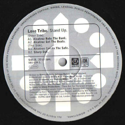 Love Tribe : Stand Up (Alcatraz / Sharp / Dewey B Mixes) (12", Rec)