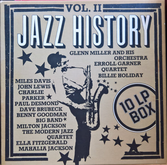 Various : Jazz History Vol. II (10xLP, Comp + Box)