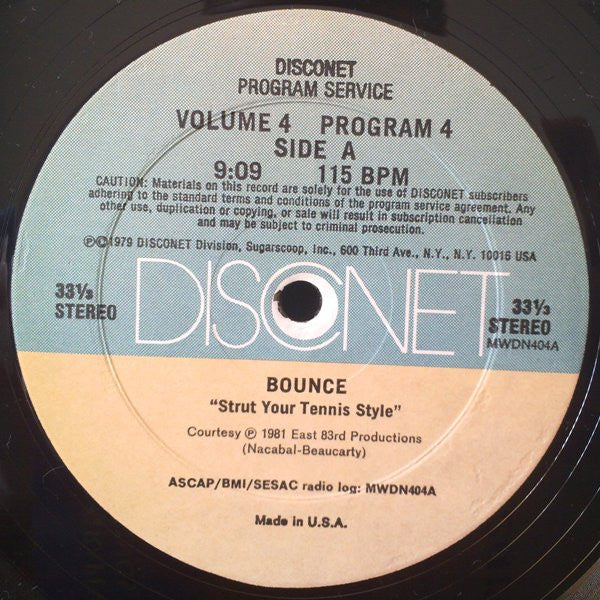 Various : Volume 4 Program 4 (12" + 12", P/Mixed)
