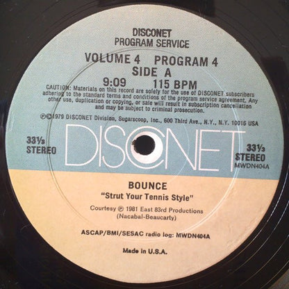 Various : Volume 4 Program 4 (12" + 12", P/Mixed)