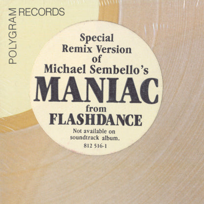 Michael Sembello : Maniac (12", Single, 72)
