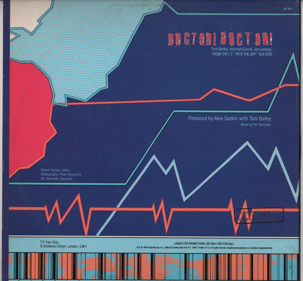 Thompson Twins : Doctor! Doctor! (12", Single, Promo)