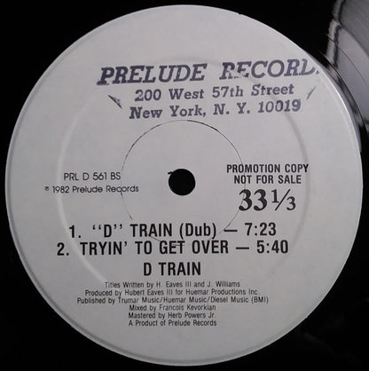 D Train* : Walk On By (12", Promo, Han)