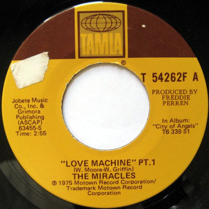The Miracles : Love Machine (7")