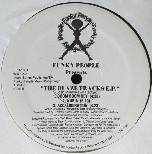 Funky People : The Blaze Tracks E.P. (12", EP)