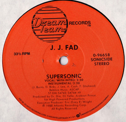 J.J. Fad : Supersonic (12", AR)