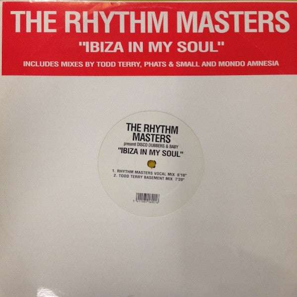 Rhythm Masters Present Disco Dubbers & Baby (3) : Ibiza In My Soul (12")