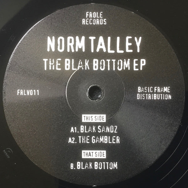 Norm Talley : The Blak Bottom EP (12", EP)