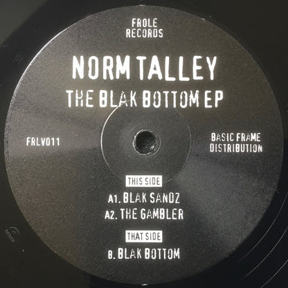 Norm Talley : The Blak Bottom EP (12", EP)