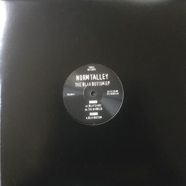 Norm Talley : The Blak Bottom EP (12", EP)