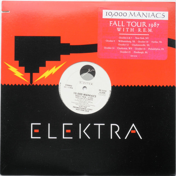 10,000 Maniacs : Don't Talk (12", Single, Promo, Spe)
