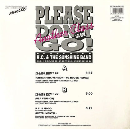 Another Class Featuring KC & The Sunshine Band : Please Don't Go (92 House-Remix-Version) (12")