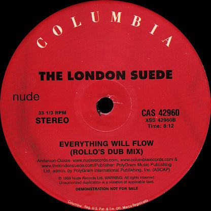Suede : Everything Will Flow (12", Promo)