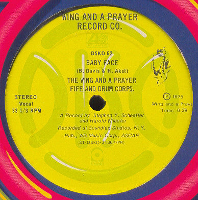Wing And A Prayer Fife And Drum Corps. : Baby Face (12", Promo)